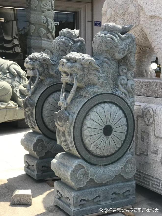 石雕抱鼓石在現(xiàn)代景觀中的創(chuàng)新(圖4)